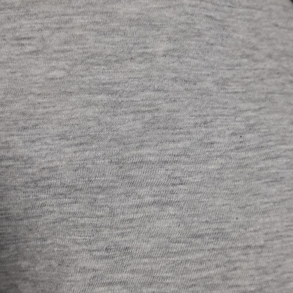 Style & Co Size Large Gray Vneck Swing Top with Floral Sequin Embellishment - Picture 8 of 10